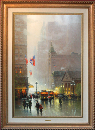 The Lights of Broadway by artist G Harvey